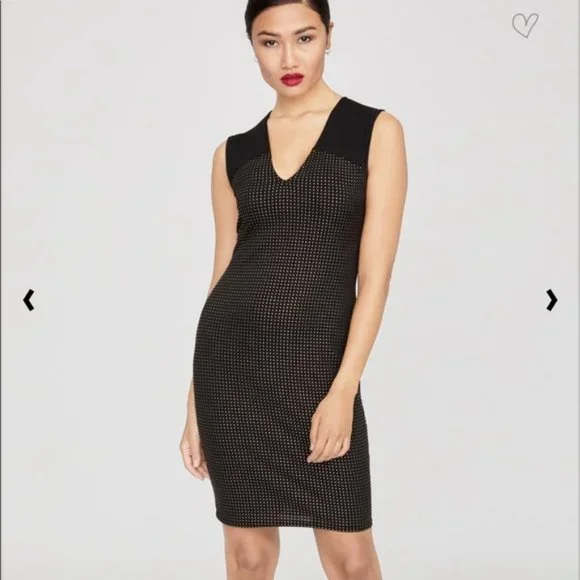 RACHEL Rachel Roy | Dresses | Rachel Roy Black And Gold Bodycon Dress |  Poshmark